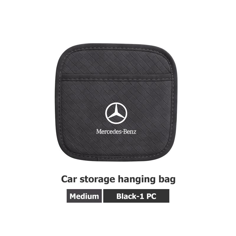 XDFMN1 Hot 2026 New For Benz Car Door Seat Back Self Pasting Multi-Functional Storage Bag For Mercedes Benz C180 C300 W124 W176 W177 C2