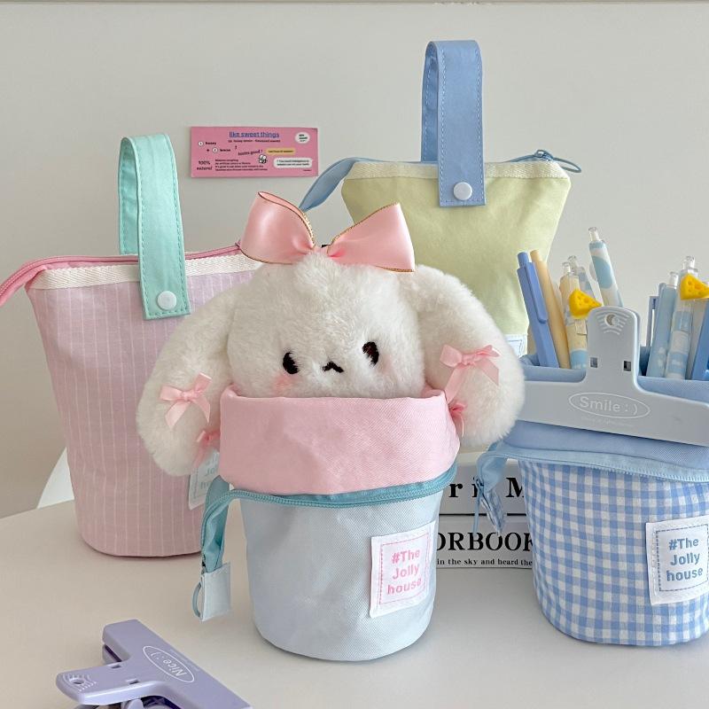 High-Capacity Japanese-Style Pen Holder & Pencil Case for Students