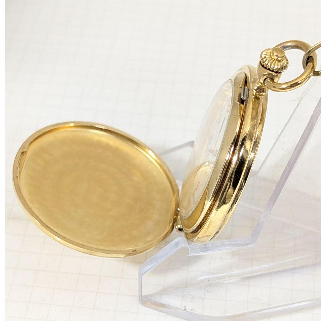 [USED] SEIKO ALBA Pocket Watch, Hunter Case, Battery Replaced, Working Condition, F-09