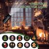 Christmas Projector Lights Outdoor USB 360-degree Rotatable Waterproof Christmas Decorations Home Decorations For Thanksgiving
