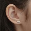 (Silver 925) Deli Croissant Earrings EC3125