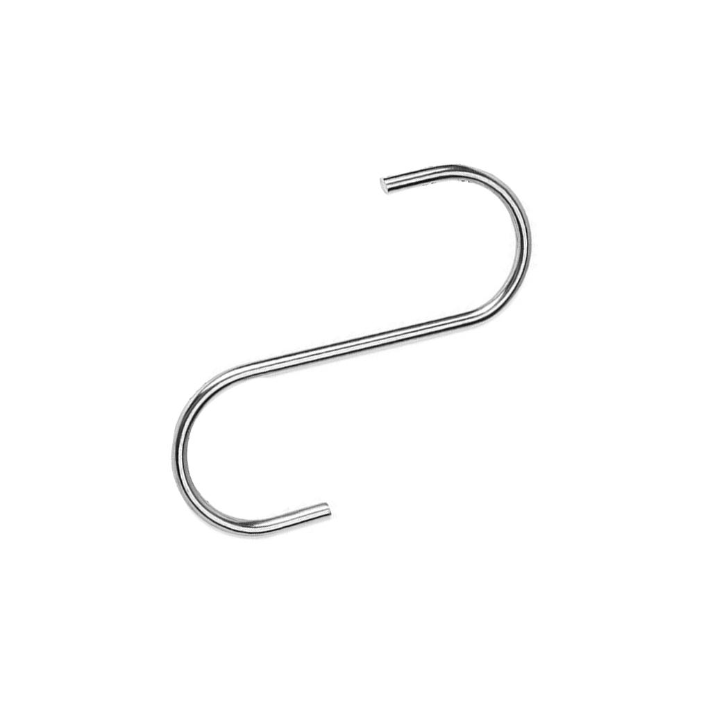 S Hanger Stainless Steel Coat Scarf Bag Keys Hook Kitchen Bathroom Storage Organizer Hanging Holder Organizing Reusable