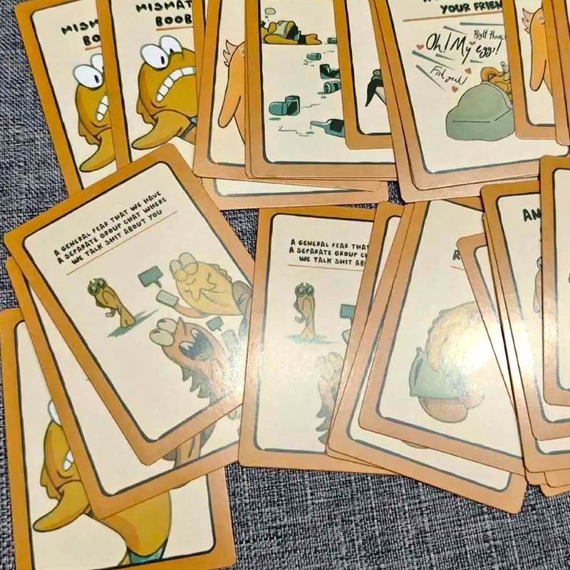 Fisch Karten Spiel Selbst Spaß Scherzgeschenk Lustige Brettspiele Mit Einem Twist Nacht Familien Interaktion Partyspiel Für 2+ Spieler
