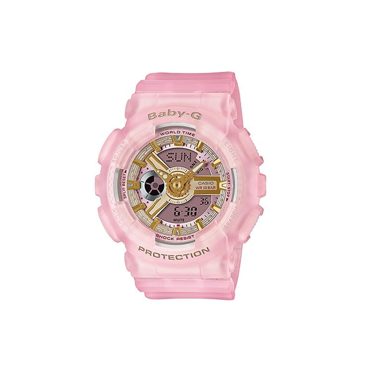 CASIO Women s BABY-G Pink Watch BA-110SC-4A BA-110SC-4A Regular Watch Box