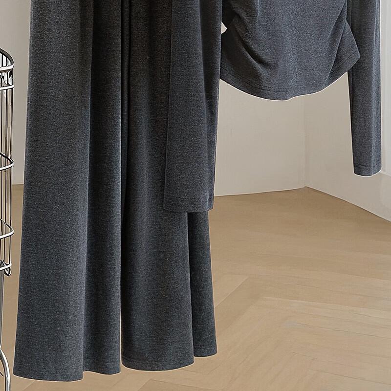 Women's Autumn Fake Two-Piece Top & Pants Set