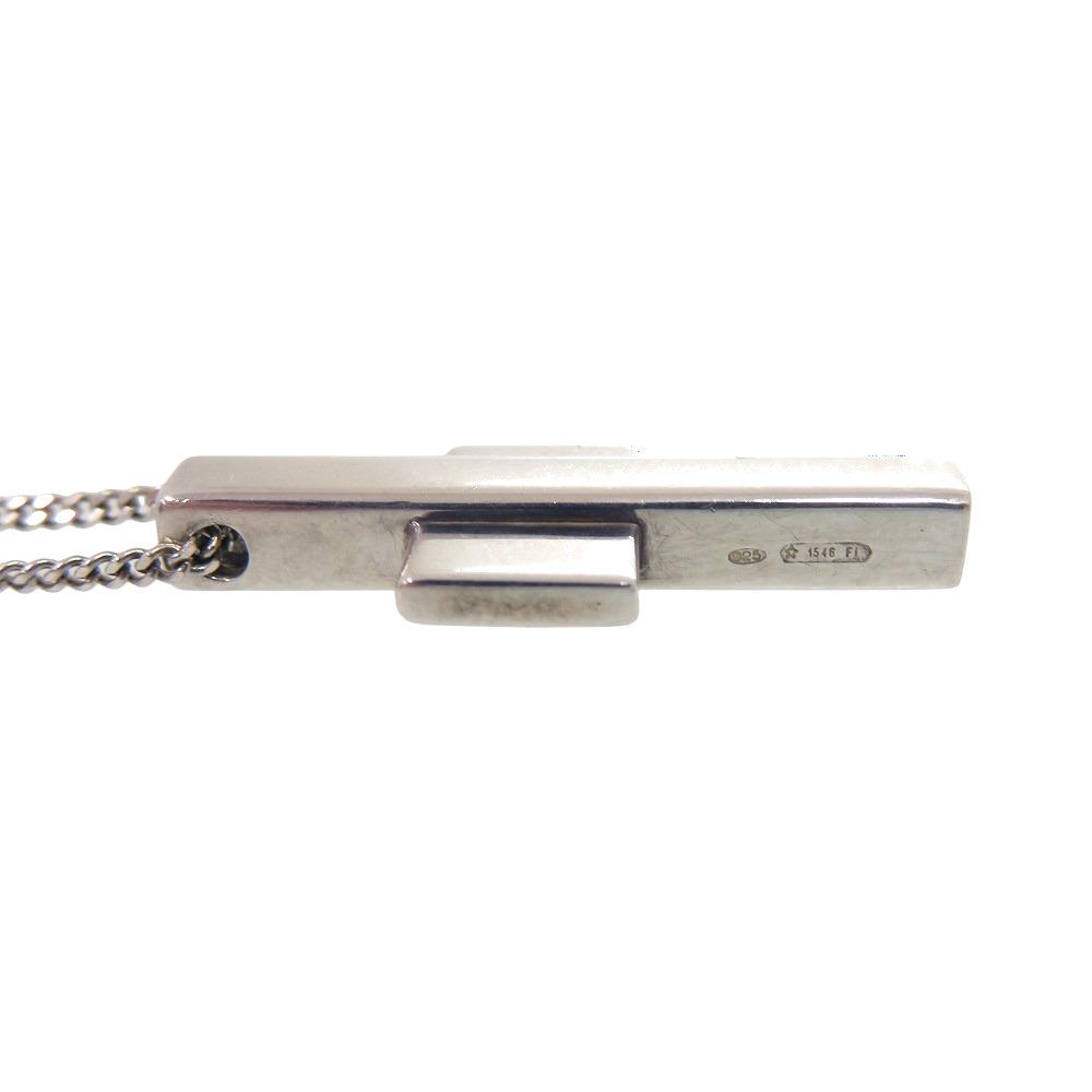 Used AUTHENTIC GUCCI Cross motifNecklace Silver Silver925