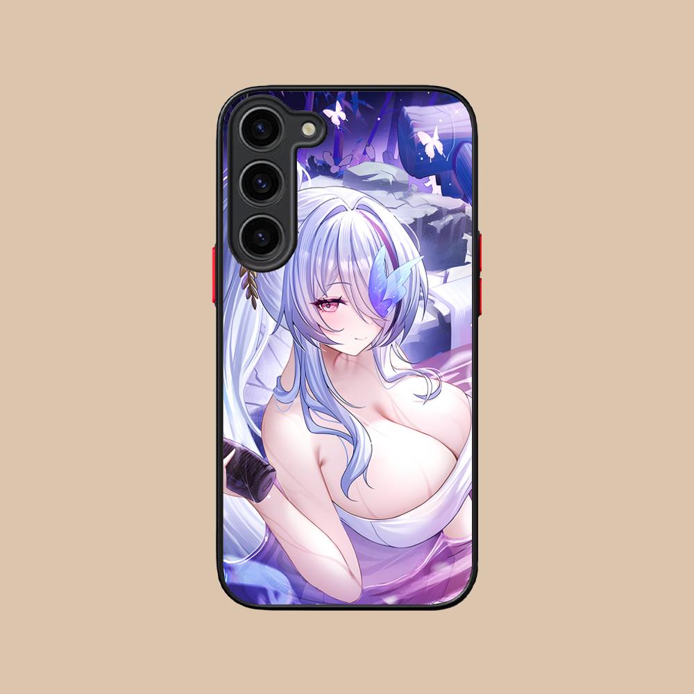 Azur Lane Unzen Silicone Mobile Phone Case for Samsung Galaxy S26 S25 S24 S23 S22 S21 Plus FE Ultra Colorful Cover