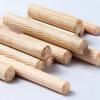 100Pcs Woodworking Dowel Craft Dowel Pin Rod Set Furniture Fitting Dowel Pin Wooden Cabinet Drawer Round Fluted Wood