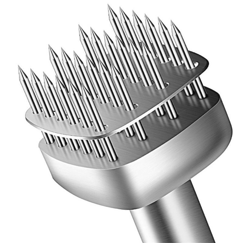 Stainless Steel Meat Tenderizer Meat Tool for Tenderizing Chicken Beef Steak Veal Pork Barbecue Marinating Kitchen Accessories