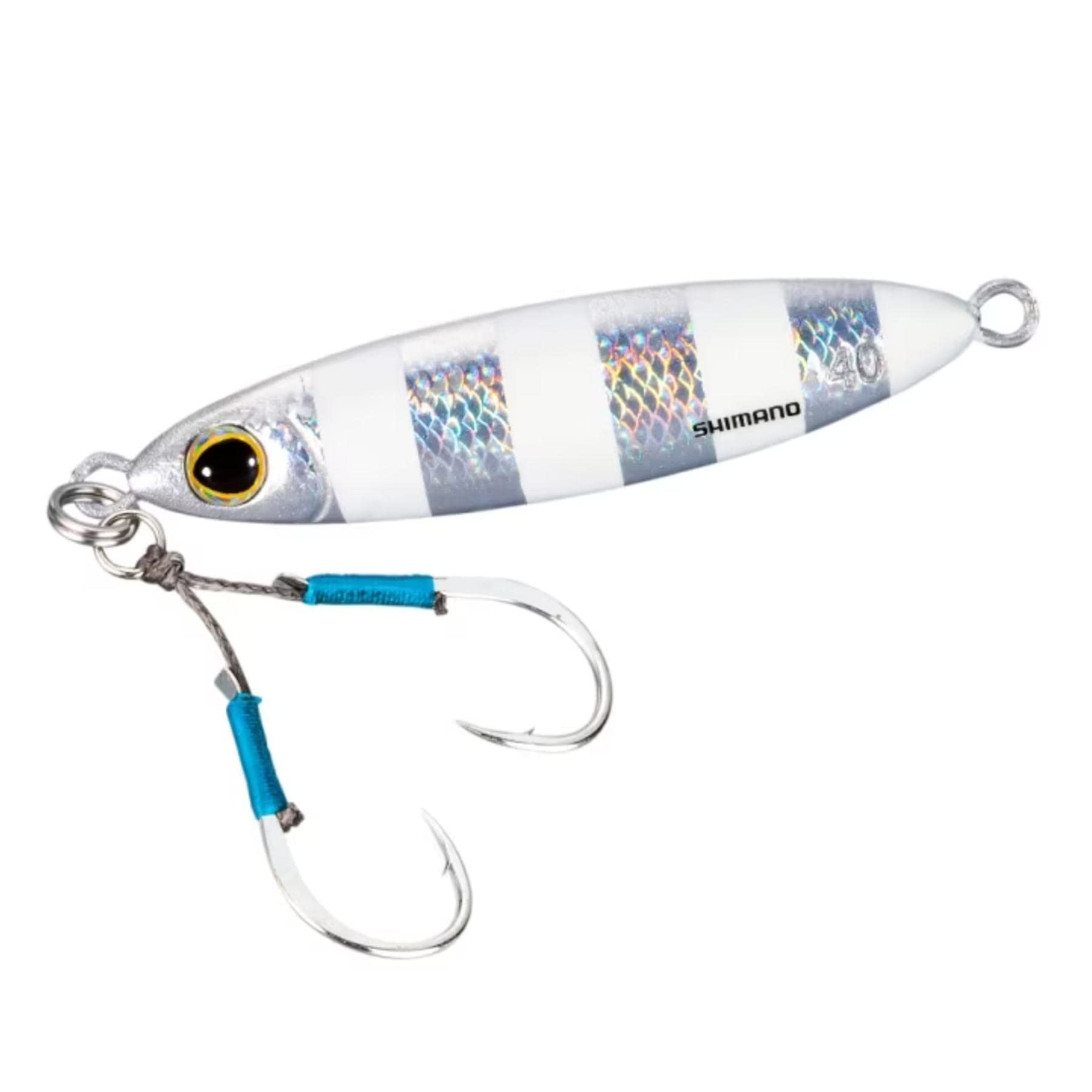 

Shimano Offshore Metal Jig Ocea Flat Light 40g 004 S Zebra Glow JU-S04W