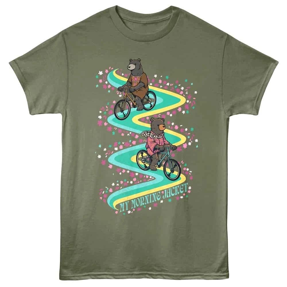 

My Morning Jacket Bears Cycling Men s T Shirt S