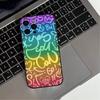 Abstract art line doodles  Phone Case For iPhone 17,16,15,14,13,12,11 Plus,Pro Max,XS,Soft Silicone Black Cover