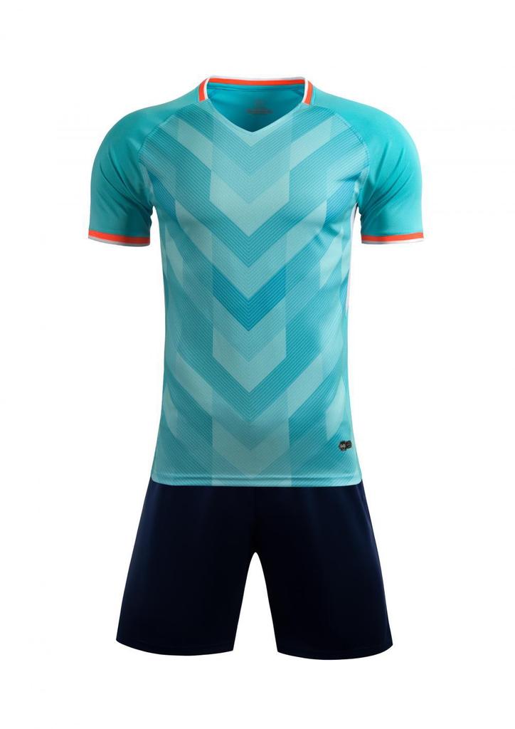 Football Jersey Set Men'S Adult Children'S Game Training Jersey Primary School Students' Short-Sleeved Football Jersey Women'S