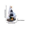 Duck Solar Lamp Decorative Resin Figurine Yard Sculpture for Garden Pond and Patio Decoration