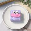 Sausage Mouth Cheese Fidget Toy Big Eyes Cheese Cube Squeeze Toy Cheese Pinch Blocks  Desktop Use