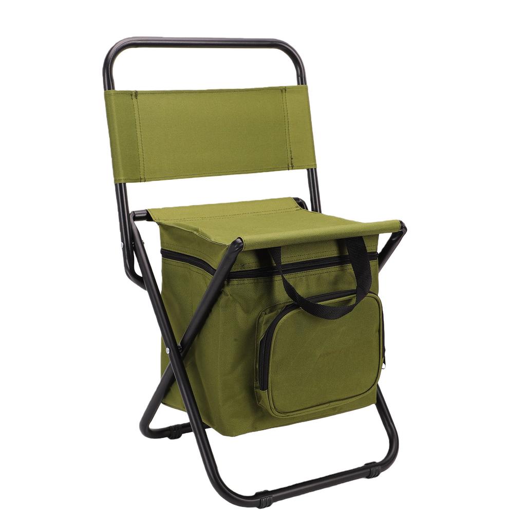 Fishing Chair with Cooler Bag 3 in 1 Design Multifunctional Foldable Fishing Chair for Camping