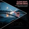 1/2 Pcs Universal Car Windshield Wiper Arm Booster Enhanced Pressure Quiet Operation For Most Cars Rainy Weather Driving