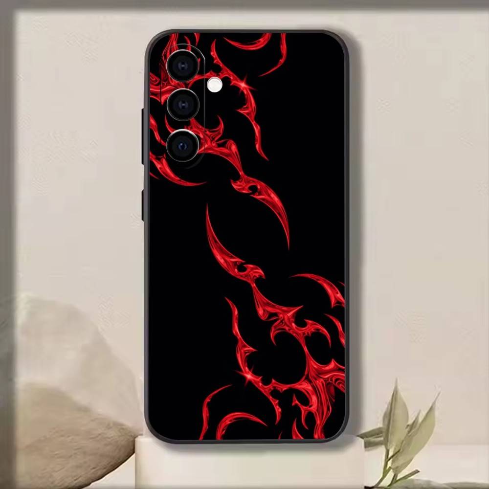 

Magic runes Phone Case Black Silicone Soft For Samsung Galaxy A73,A72,A71,A70,A53,A52,A51 Samsung a32 5g