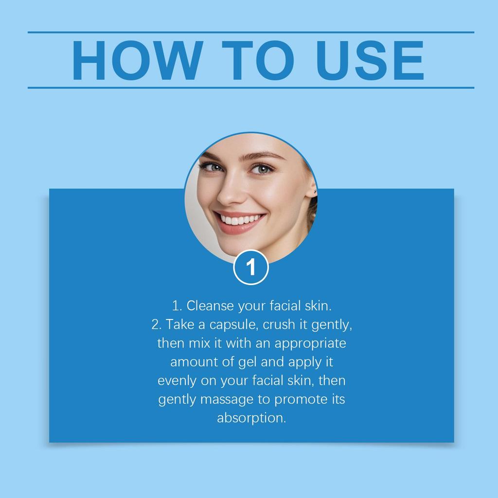 Hyaluronic Acid Moisturizing Capsule Cream Deep Hydration Skin Soothing Improves Texture Barrier Two-Component Moisturizer