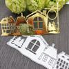 Christmas Building Tree Metal Cutting Dies Stencils Dies for DIY Scrapbooking Dies Card Paper Decor Embossing Die Cut