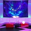 UV fluorescent tapestry print Wall Hanging Art Home Decor