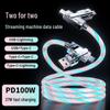 Four-in-One Luminous Fast Charging USB-C To Multi-Device Glowing Charger Cable