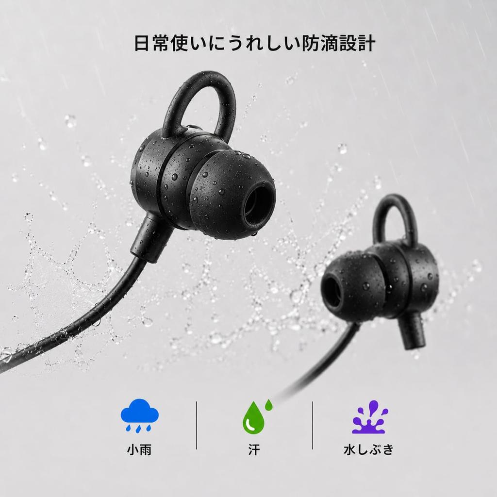 Neckband Wireless Bluetooth Earphones (2026 model) with Bluetooth 5.3 Hi-Fi Sound, 40 Hours Continuous Use on a Single Charge, Magnetic Design, IPX7