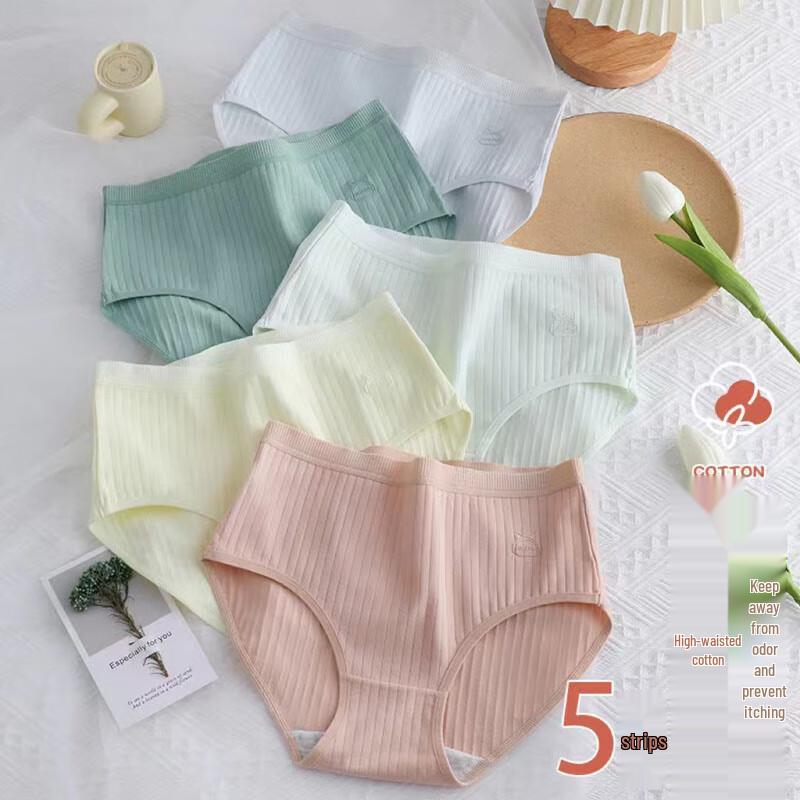 

Nanjiren Women s Cotton Briefs (5-Pack) L