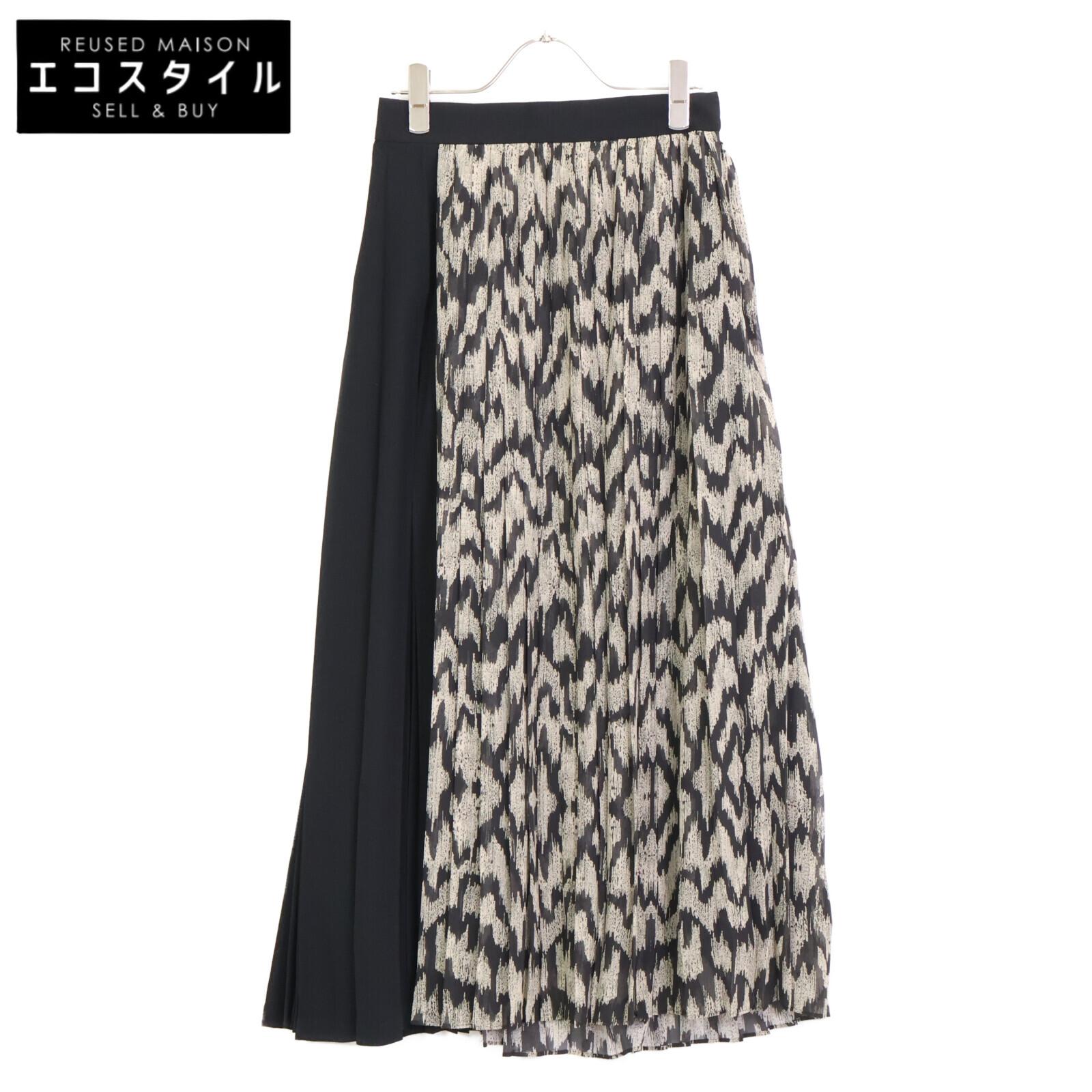 

ADORE 531-3220017 2011 Black x Brown Leopard Print Skirt skirt 36 Black beigeUsed