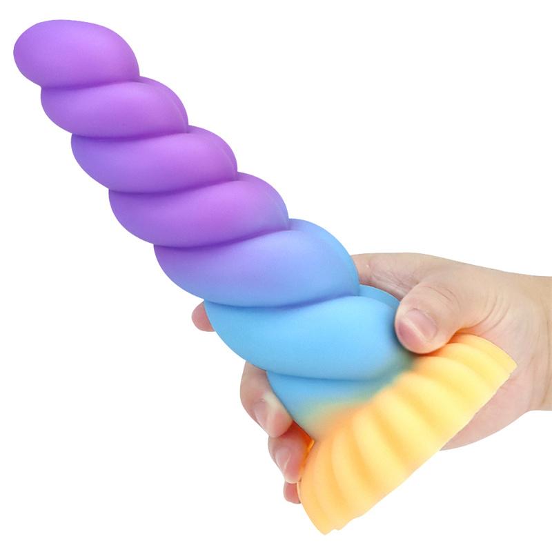 Intestines Anal Plugs Mixed Colored Silicone Dildo Penis Simulation Big Penis Alternative Sex Adult Products