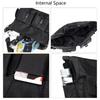 Lässige Wasserdichte Messenger-Umhängetasche mit Großer Kapazität für Herren, Crossbody-Schultasche für Teenager, Outdoor-Mann, Schwarz, Große Reisetaschen