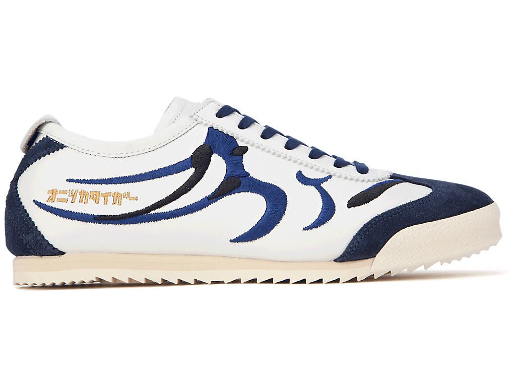 1182A187-100 Onitsuka Tiger Mexico 66 Deluxe White Peacoat (Men's)