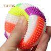 LED Flashing Color Changing Bouncing Massage Hedgehog Ball Volleyball Kid Toy Toys For All Ages