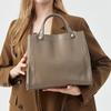2026 Spring Women's Vintage Simple Genuine Cowhide Leather Tote Bag Ladies Luxury Designer Large Capacity Shoulder Crossbody Bag