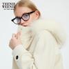 Teenie Weenie Women's College Style Hooded Toggle Wool Coat