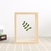 Family Wedding Decor Vintage Art Plant Specimen Wooden Picture Holder Photo Frame