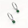 A Pair of Simple and Elegant Retro Geometric Green Square Earrings, Women's Earrings and Earrings, Preferred for Friends' Gatherings