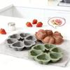 Heart Shape Silicone Cake Mold 6-Cup Non-Stick Baking Pan Soft Heat-resistant Chocolate Mold Reusable Easy Release Cake Mold for Home Kitchen