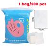400PCS Disposable Makeup Cotton Wet Compress Makeup Removal and Cleansing Breathable Facial Cleansing Paper Wipe Cosmetics Pad