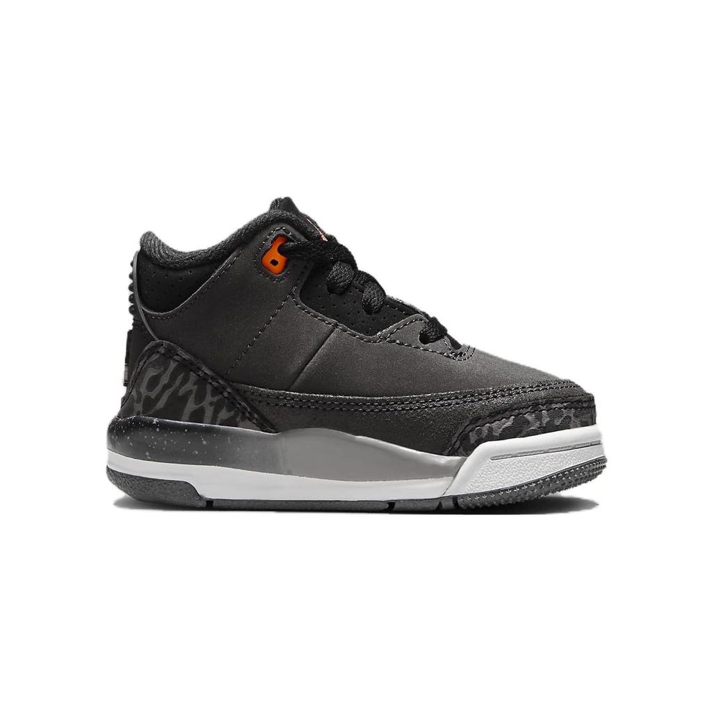 Air Jordan 3 Retro TD Fear 2023 Baby Sneakers Grey Night-Stadium Total-Orange DM0968-080