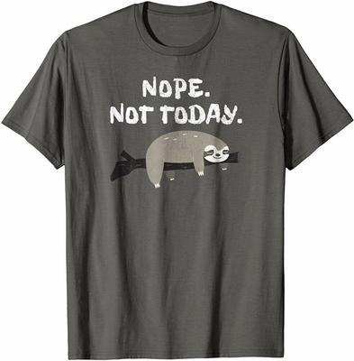 Nope Faultier Unisex T-Shirt Lustig, nicht heute, süßes Tierliebhaber-Shirt Vintage-T-Shirt