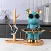 Bear Tray Bear Sculpture Piggy Bank Violent Bear Statue Resin Ornament Desktop Accessories Kids Gift Living Room Home Decor