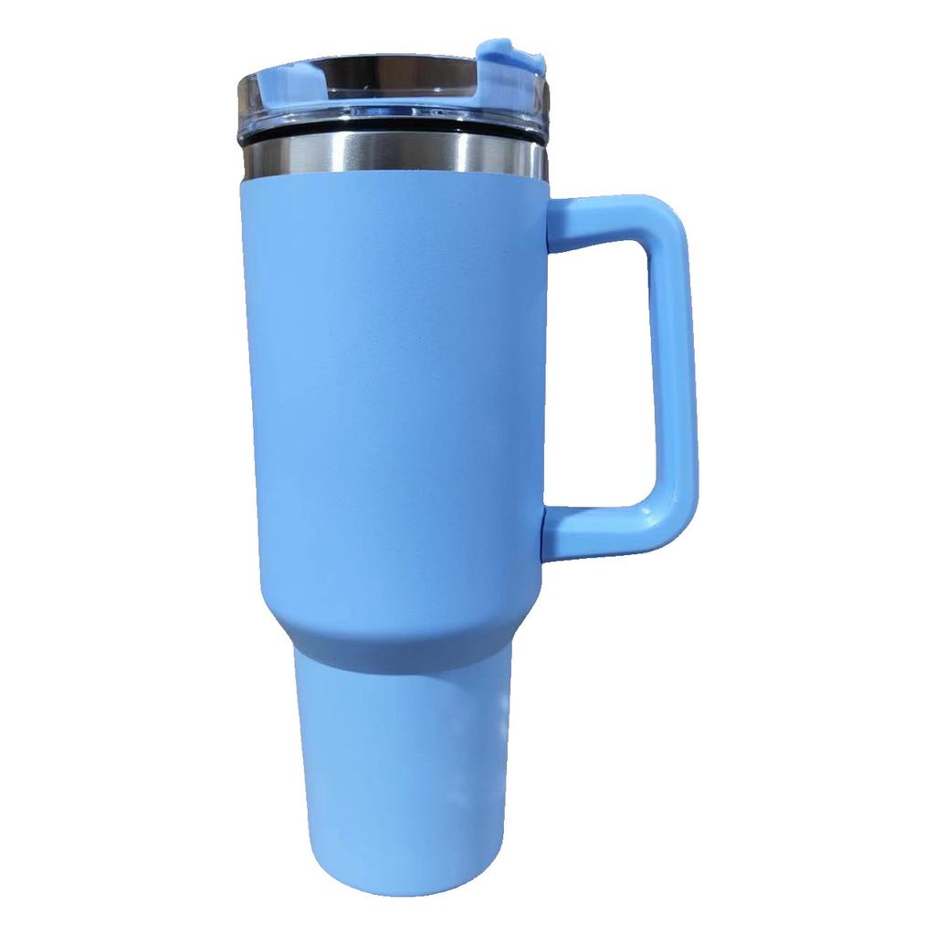 40oz Car Cup with Handle, Car Insulated Cup, Beer Cup, Large Capacity Vacuum Cup, Ice Cream Cup, Insulated Water Bottle