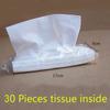 4 Pack Car Tissue With 30 Sheets Tissue In Side Per Pack For Car Tissue Box Paper Refill For Vehicle Home Bathroom Usage