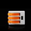 Ideal Gift 3 Way Reusable Spring Lever Terminal Block Electric Cable Connector Wire For Friends And Family