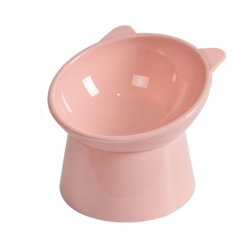 2025 Hot Cat Bowl High Foot Dog Bowl 45°Neck Protector Cat Pet Food Water Bowl Pet Feeding Cup Pet Feeder Bowl