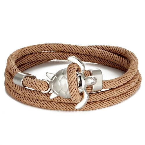 2026 Ocean Series Multi-turn Adjustable Nautical Rope Bracelet Couple Beach Style Jewelry