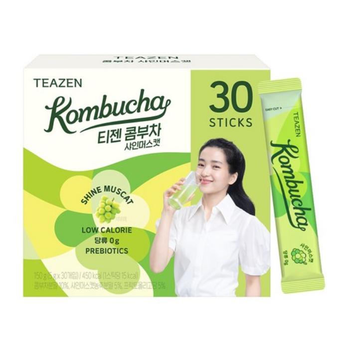 Teazen Kombucha Powder 5g × 30 Sachets (Flavor Options)