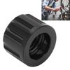 M12 X 1.5mm Bike Thru Axle Nut Black Bicycle Thru Axle Durable Mountain Bike Axle Nut  Cycle Repair