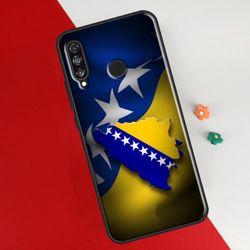 Bosnien und Herzegowina Flagge Fall Für Honor 50 8X 9X 10i Abdeckung Für Huawei P30 P40 Lite P50 P20 Pro P Smart 2019 Nova 5T